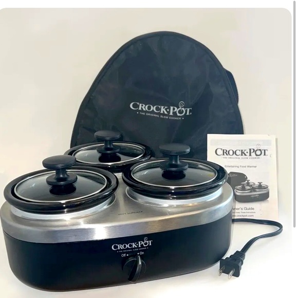 Crock- Pot Little Triple  Dipper - NIB - Picture 3 of 10